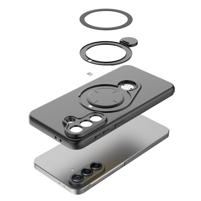 Coque Samsung Galaxy A37 TPU + PC avec Support DINA