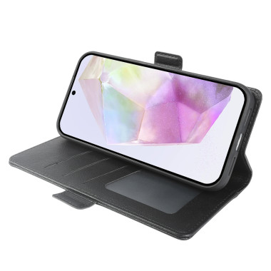 Housse Samsung Galaxy A37 Litchi avec Support BRIA