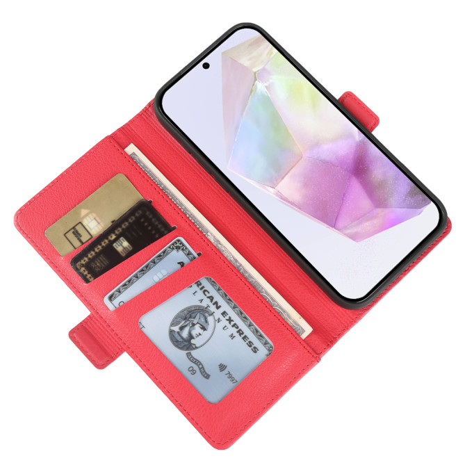 Housse Samsung Galaxy A37 Litchi avec Support BRIA