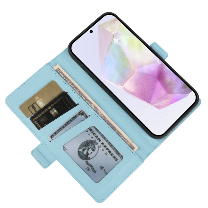 Housse Samsung Galaxy A37 Litchi avec Support BRIA