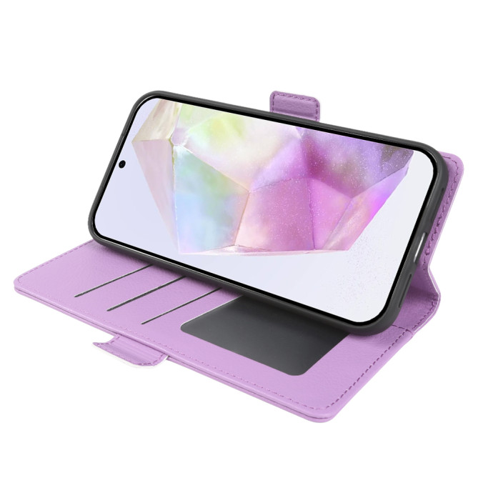 Housse Samsung Galaxy A37 Litchi avec Support BRIA