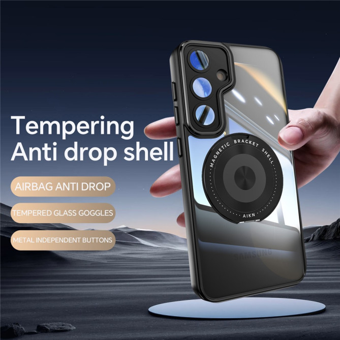 Coque Samsung Galaxy A37 TPU + PC avec Support ELVA