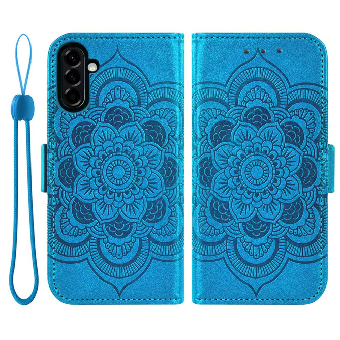 Housse Samsung Galaxy A37 Pivoine avec Dragonne CARA