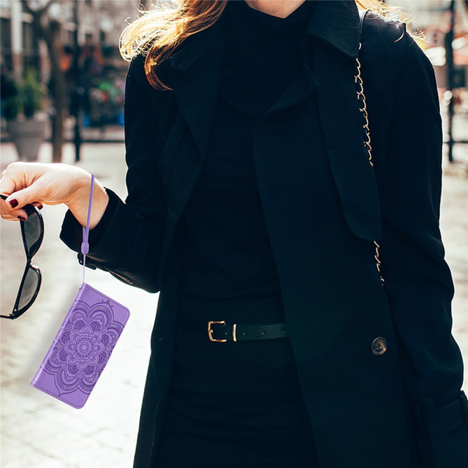 Housse Samsung Galaxy A37 Pivoine avec Dragonne CARA