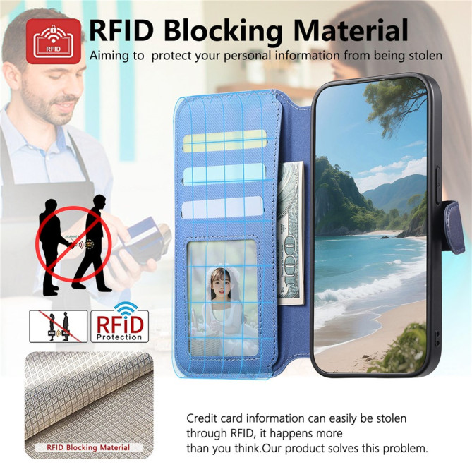 Housse Samsung Galaxy A37 Tissu RFID