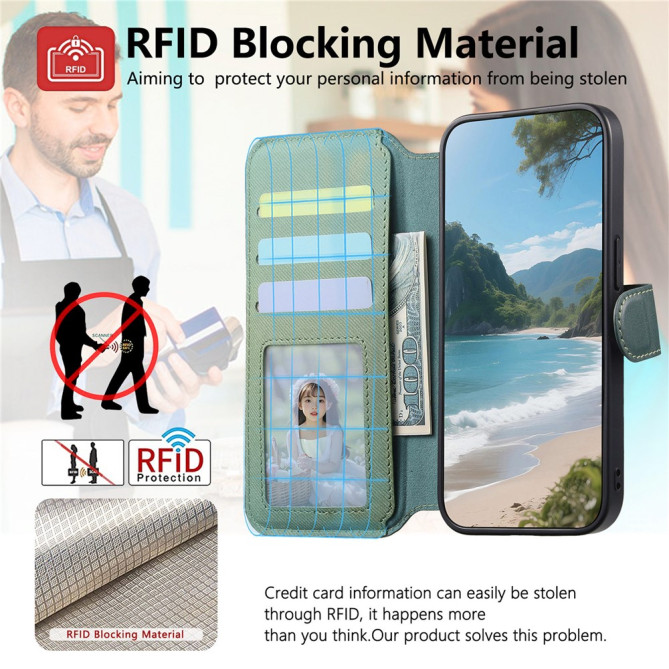 Housse Samsung Galaxy A37 Tissu RFID