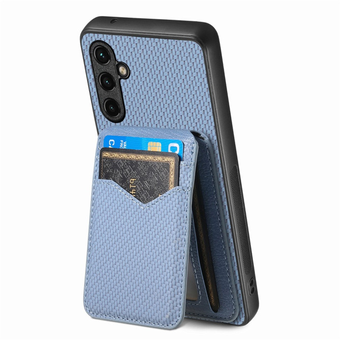 Coque Samsung Galaxy A37 Fibre de Carbone Détachable