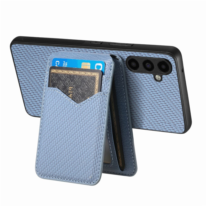 Coque Samsung Galaxy A37 Fibre de Carbone Détachable