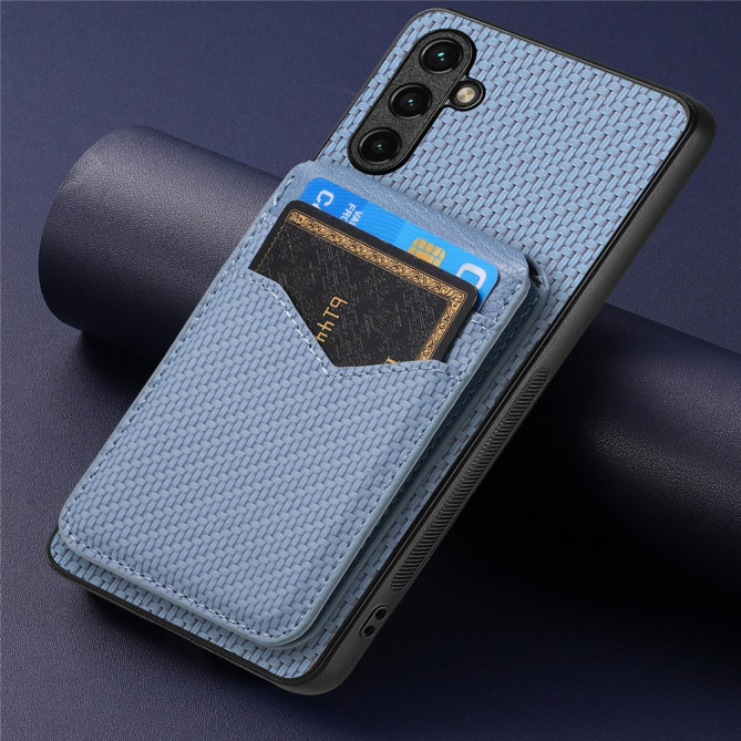 Coque Samsung Galaxy A37 Fibre de Carbone Détachable