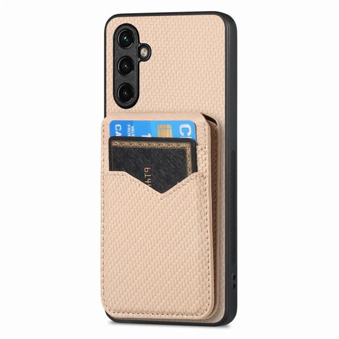 Coque Samsung Galaxy A37 Fibre de Carbone Détachable