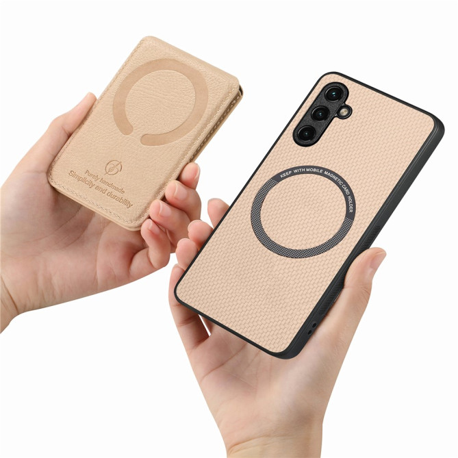 Coque Samsung Galaxy A37 Fibre de Carbone Détachable