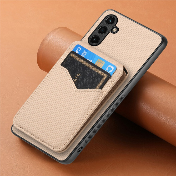 Coque Samsung Galaxy A37 Fibre de Carbone Détachable