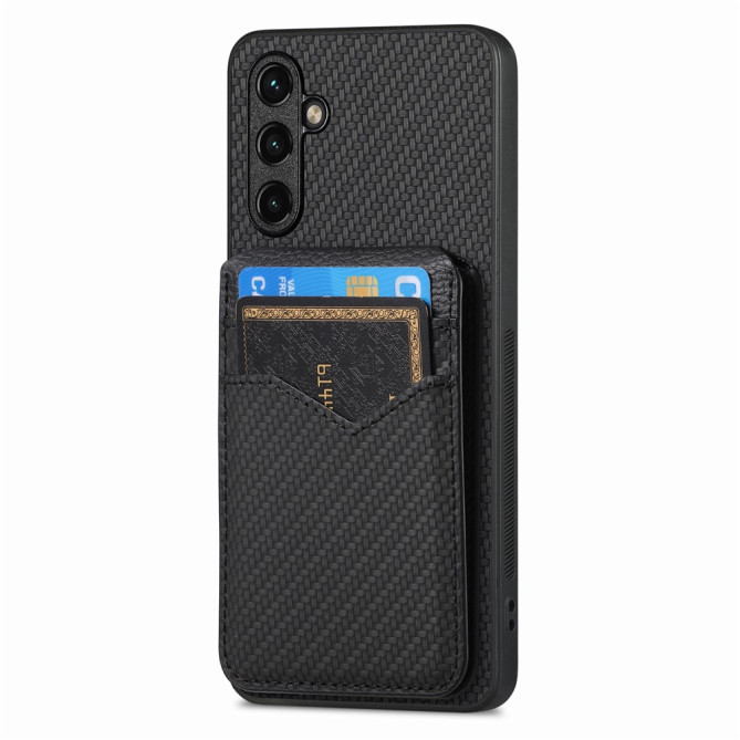 Coque Samsung Galaxy A37 Fibre de Carbone Détachable
