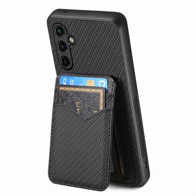 Coque Samsung Galaxy A37 Fibre de Carbone Détachable
