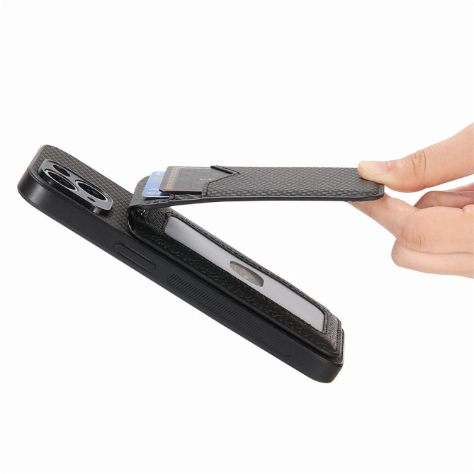 Coque Samsung Galaxy A37 Fibre de Carbone Détachable