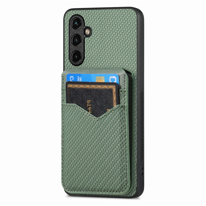 Coque Samsung Galaxy A37 Fibre de Carbone Détachable