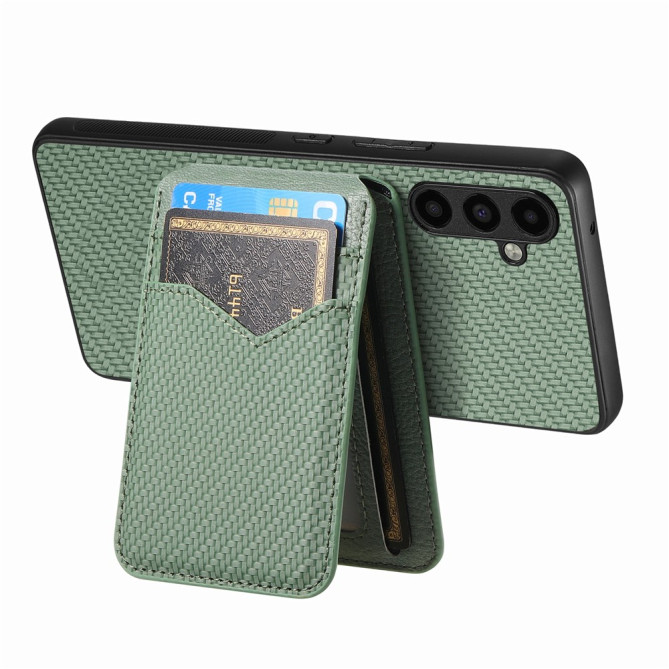 Coque Samsung Galaxy A37 Fibre de Carbone Détachable