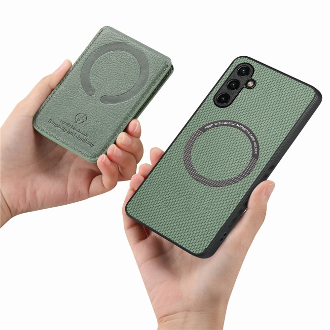 Coque Samsung Galaxy A37 Fibre de Carbone Détachable