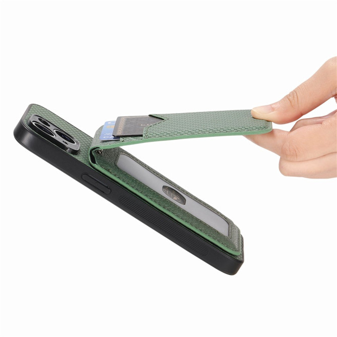 Coque Samsung Galaxy A37 Fibre de Carbone Détachable