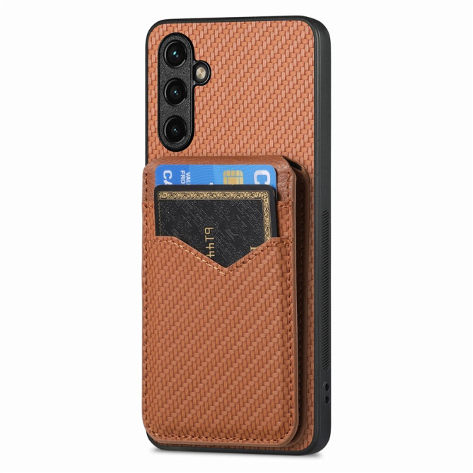 Coque Samsung Galaxy A37 Fibre de Carbone Détachable