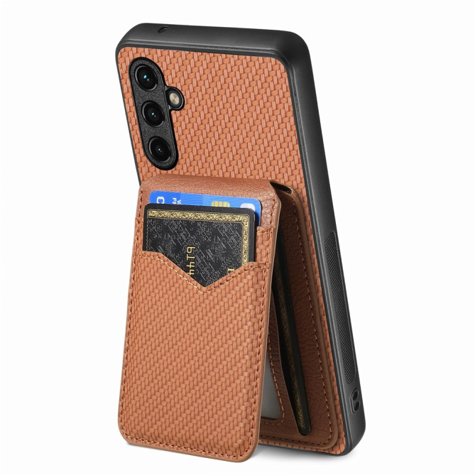 Coque Samsung Galaxy A37 Fibre de Carbone Détachable