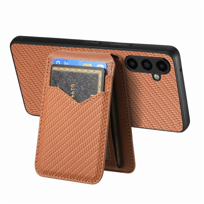 Coque Samsung Galaxy A37 Fibre de Carbone Détachable