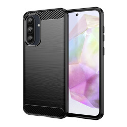 Coque Samsung Galaxy A37 Fibre de Carbone Brossée