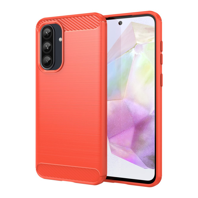 Coque Samsung Galaxy A37 Fibre de Carbone Brossée