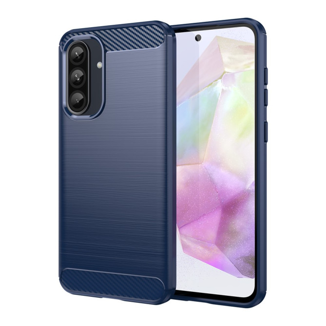 Coque Samsung Galaxy A37 Fibre de Carbone Brossée