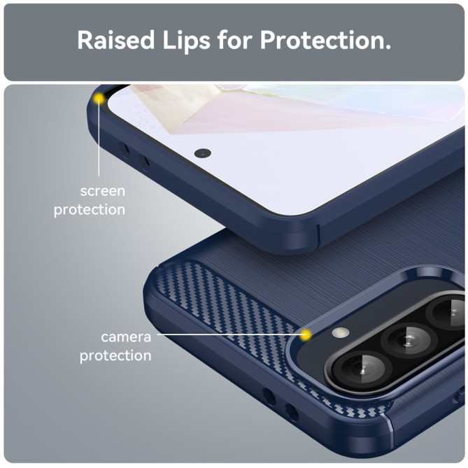 Coque Samsung Galaxy A37 Fibre de Carbone Brossée