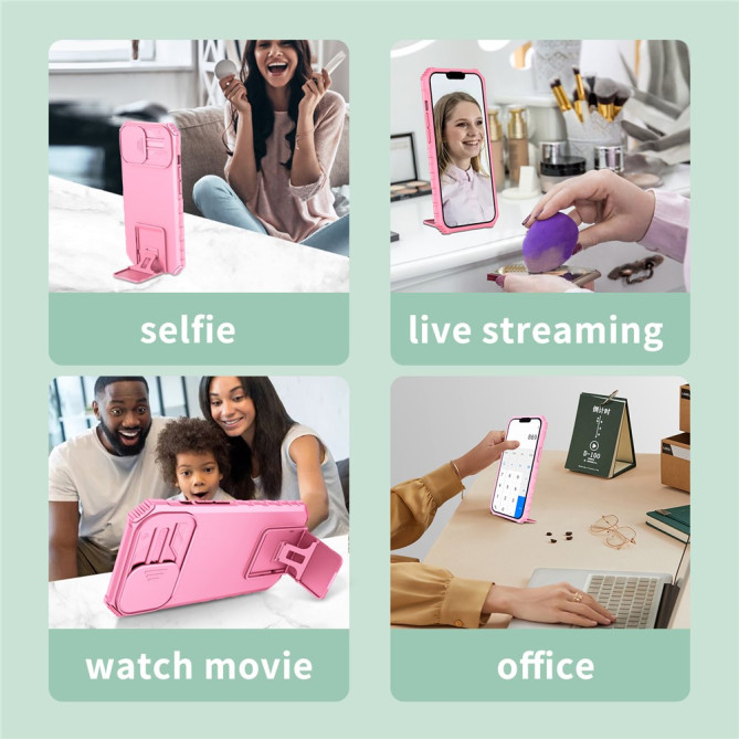 Coque Samsung Galaxy A37 TPU + PC Cache Caméra avec Support DINA