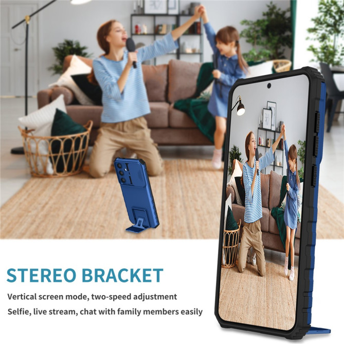 Coque Samsung Galaxy A37 TPU + PC Cache Caméra avec Support DINA