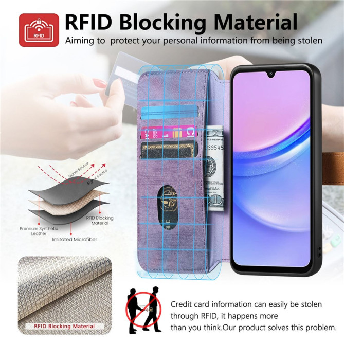 Housse Samsung Galaxy A37 Rétro avec Support