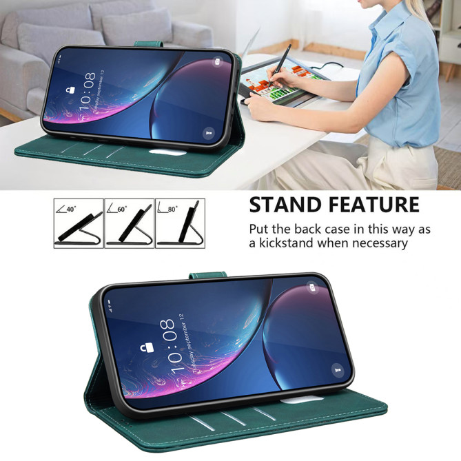 Housse Samsung Galaxy A37 BINFEN BF37 Simili Cuir RFID