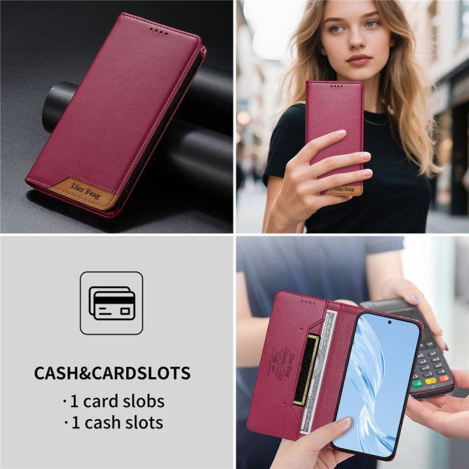 Housse Samsung Galaxy A37 DIERFENG DF-018 Bicolore RFID