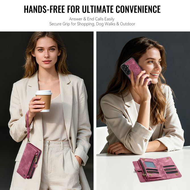 Housse Samsung Galaxy A37 CASEME 008 Simili Cuir avec Dragonne