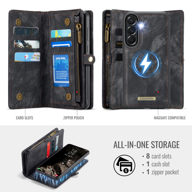 Housse Samsung Galaxy A37 CASEME 008 Simili Cuir avec Dragonne