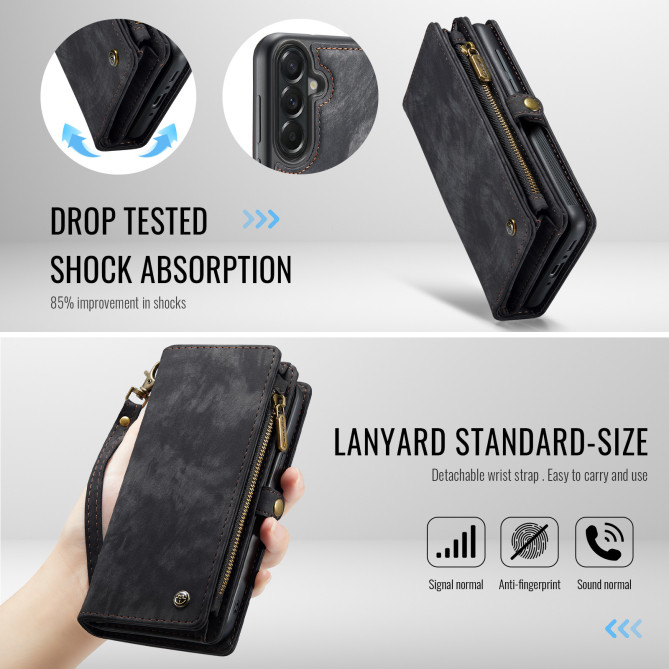 Housse Samsung Galaxy A37 CASEME 008 Simili Cuir avec Dragonne