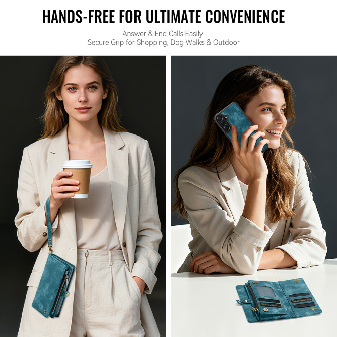 Housse Samsung Galaxy A37 CASEME 008 Simili Cuir avec Dragonne