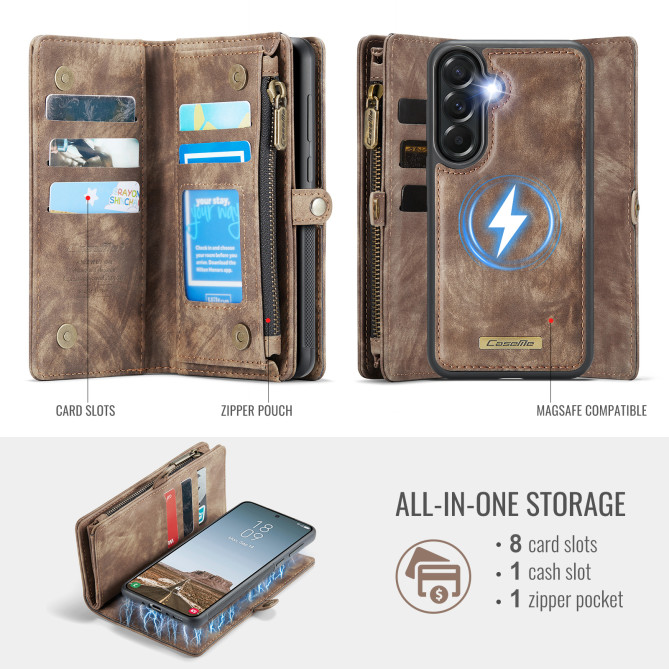 Housse Samsung Galaxy A37 CASEME 008 Simili Cuir avec Dragonne