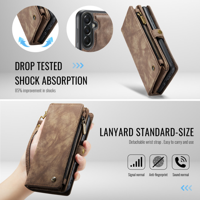 Housse Samsung Galaxy A37 CASEME 008 Simili Cuir avec Dragonne