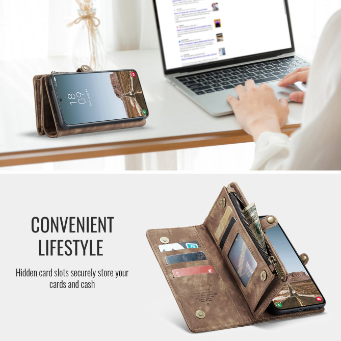 Housse Samsung Galaxy A37 CASEME 008 Simili Cuir avec Dragonne