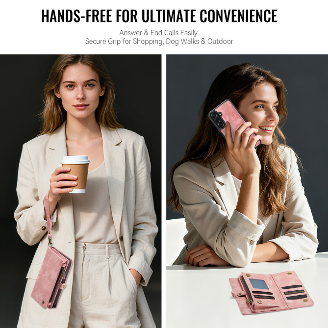 Housse Samsung Galaxy A37 CASEME 008 Simili Cuir avec Dragonne