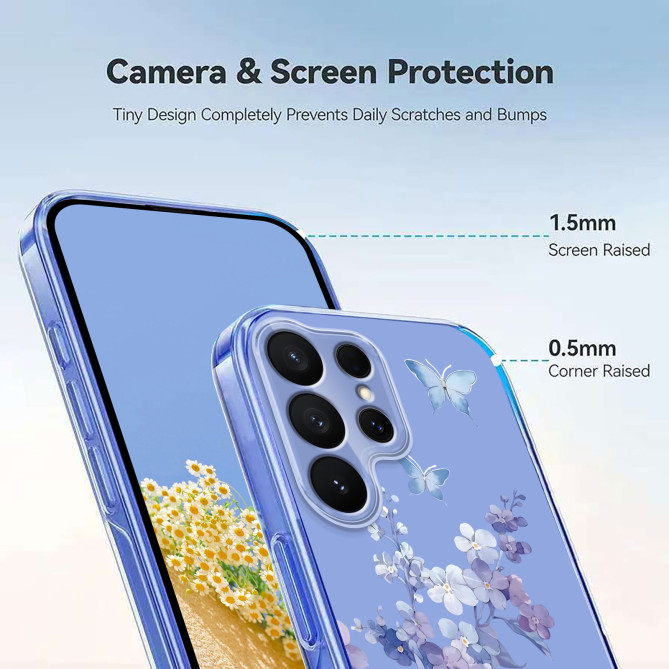 Coque Samsung Galaxy S26 Ultra Fleurs et Papillons