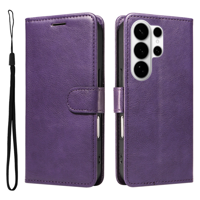 Housse Samsung Galaxy S26 Ultra Simili Cuir Support Dragonne