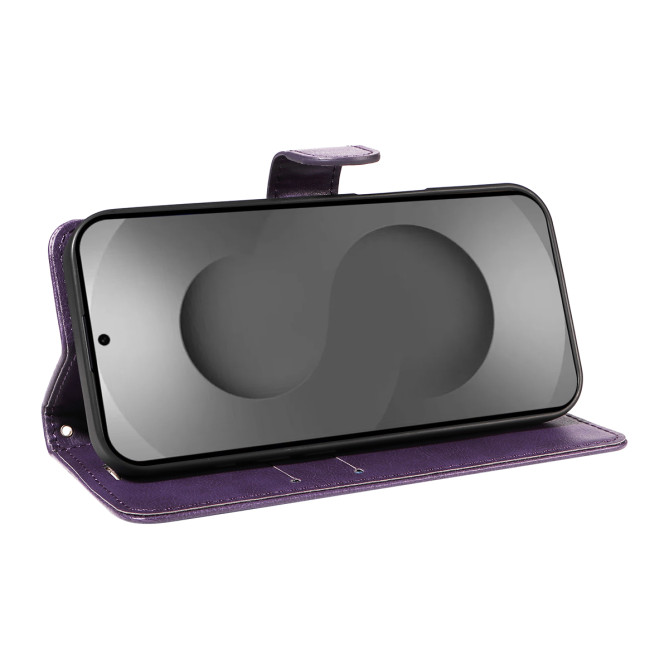 Housse Samsung Galaxy S26 Ultra Simili Cuir Support Dragonne