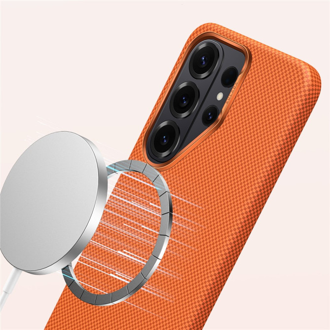 Coque Samsung Galaxy S26 Ultra Magnétique Texture Kevlar