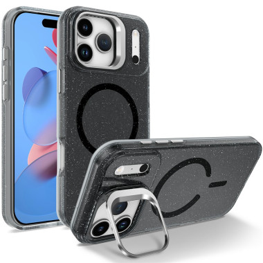 Coque Samsung Galaxy S26 Ultra Transparent Black avec Support