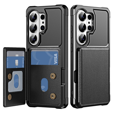 Coque Samsung Galaxy S26 Ultra Simili Cuir avec Support ILIA