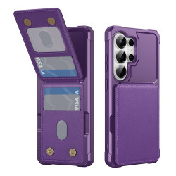 Housse Samsung Galaxy S26 Ultra Simili Cuir avec Support JADE